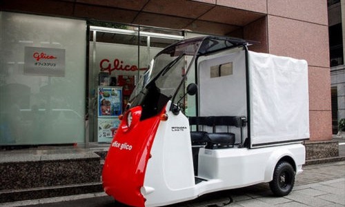 【話題・超小型EV】光岡自動車／「オフィスグリコ」配達用に3輪電気自動車納入
