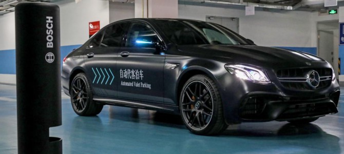 【新技術・自動運転】ダイムラーとボッシュ：中国にて自動運転バレットパーキングサービスを初公開