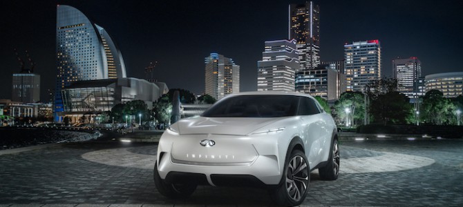 【話題】日産の高級車ブランド、インフィニティが電気自動車SUVコンセプトの画像を公開