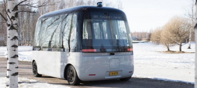 【話題・自動運転】SBドライブ、フィンランドの全天候型自動運転バス開発メーカーと協業