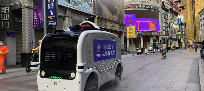 【話題・自動運転・海外】中国の自動配達ロボットスタートアップ、新型コロナで需要急増