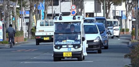【話題・自動運転】静岡県、ローカル5Gで自動運転実験 公道使い