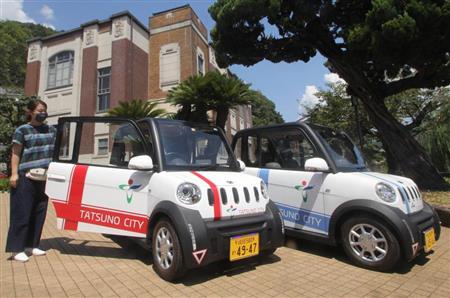 【話題・超小型EV】超小型電気自動車で快適観光 たつの市が実証実験