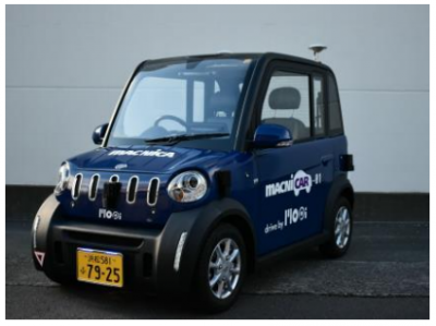 【話題・超小型EV】損保ジャパン、低速EV車・自動運転タクシーサービス「Mopi」の公道実証に参画