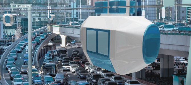 【話題・自動運転】自動運転の都市型ロープウェイ「Zippar」を開発！大阪万博での導入目指す