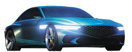 【話題】「ジェネシスＸ」クーペ型電気自動車のコンセプトカーを公開