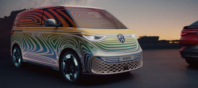 【話題】VWの電動ミニバン『ID.BUZZ』、プロトタイプ…2022年発表予定