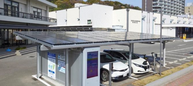 【話題・インフラ】太陽光発電だけで運用、完全自立型EVシェアリングステーション