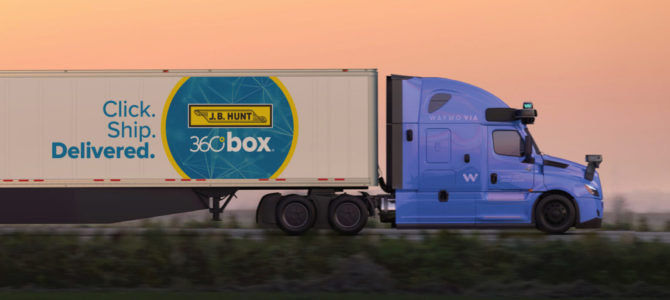 【自動運転・海外】Google系Waymo、自動運転トラックで家具配送