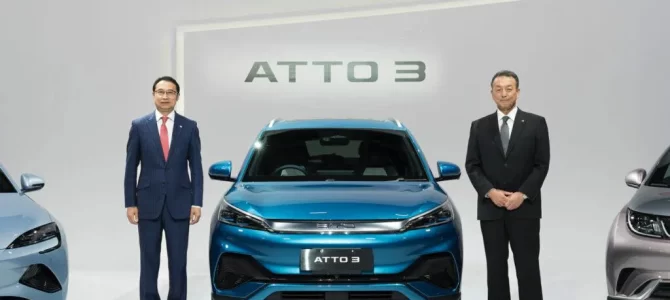 【話題・新製品】アッと驚く440万円！ 中国の電池&自動車メーカーBYDが日本市場で販売する電気自動車「ATTO3 …