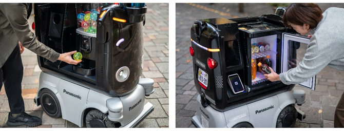 【話題・自動運転】パナソニックが自動走行ロボットによる販売実証実験を実施、無人販売が可能に