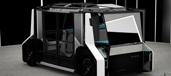 【自動運転・未来】4本のピラーに自動運転システム内蔵、『M.ビジョンTO』…CES 2023で発表へ