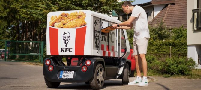 【話題・自動運転】自動運転で無人配送、ケンタッキー（KFC）が北欧エストニアで実現