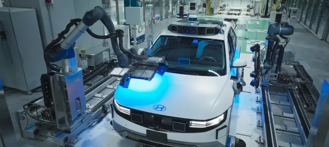 【話題・企業】ロボタクシー「IONIQ 5」、Hyundai Motor Group新イノベーションセンターシンガポールで生産開始