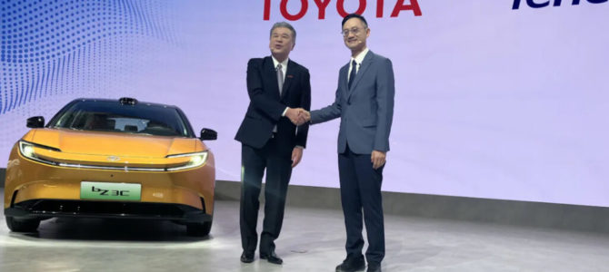 【話題・企業】トヨタ、中国テンセントと提携 EVにAIやビッグデータ