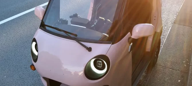 【話題・新技術・超小型EV】世界初！次世代ソーラーEV三輪車