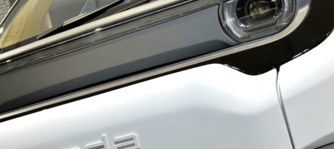 【話題・超小型EV】ホンダ新型「コンパクト軽2シーター」実車展示！ 斬新顔＆激カワ「CI-MEV」が都心に降臨へ